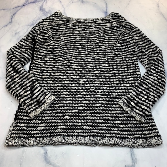 Anthropologie Moth Staccato Stripe Tunic Sweater - Picture 5 of 8